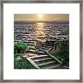 Stare Into The Sea Framed Print