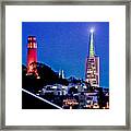Starry Night In San Francisco Framed Print