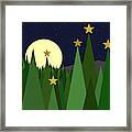 Stars In An Untitled Winter Night Framed Print