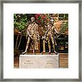 Statue Of John Marshall And George Wythe Framed Print