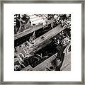 Steamboat Engine Parts Framed Print