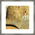 Steel Helmet Framed Print