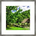 Steele Creek Park At Historic Bristol Framed Print