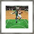 Stephen Curry And Gerald Green Framed Print