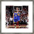 Stephen Curry And Kevin Durant Framed Print