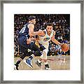 Stephen Curry And Seth Curry Framed Print