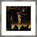Stephen Curry And Tristan Thompson Framed Print