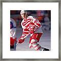 Steve Yzerman Plays Ninety-nine All Stars Tour Framed Print