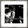 Stevie Ray Vaughan In Concert Framed Print