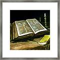Still Life With Bible By Vincent Van Gogh 1885 Framed Print