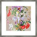 Still Life With Flowers By Jean Benner Framed Print