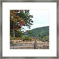 Stone Structures Framed Print