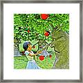 Stop Picking My Apples Framed Print