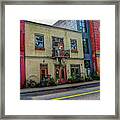 Store Front In Small Town Framed Print