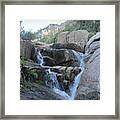 Storm In The Canyon Framed Print