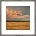 Storm On The Range Framed Print