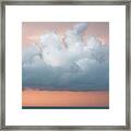 Stormy Mango Horizon Framed Print