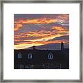 Stow Shops At Sunset Framed Print