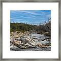 Stream In Catalina Mountains Framed Print