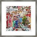 Street In Guanajuato Mexico Framed Print