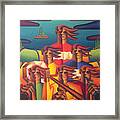 Structured Session With Musicians Framed Print