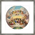 Study For The Apotheosis Of Washington, U.s. Capitol Dome Framed Print