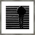 Study In Contrast Framed Print