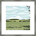 Suffolk Woodland. Framed Print