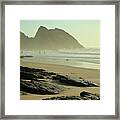 Summer Afternoon In Vale Dos Homens Beach Framed Print