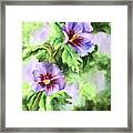 Summer Glory Watercolour On Paper Framed Print