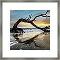 Sunrise Arch At Jekyll Island Framed Print