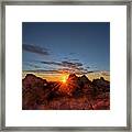 Sunrise At The Gods Framed Print