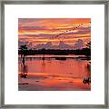 Sunrise At The Wetlands Framed Print