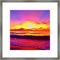 Sunrise Beach 17 Framed Print