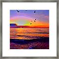 Sunrise Beach 624 Framed Print