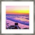 Sunrise In Cancun Framed Print