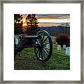 Sunrise In Gettysburg Framed Print