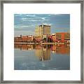 Sunrise On Fort Industry Square Toledo Ohio 4986 Framed Print