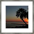 Sunrise On Pleasure Island Framed Print