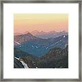 Sunrise On The Vermillion Group Framed Print