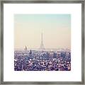 Sunrise Over Paris Framed Print