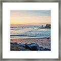 Sunset At Cardiff-by-the-sea Framed Print