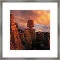 Sunset At Chiricahua Framed Print