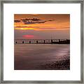 Sunset At Selsey Framed Print