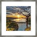 Sunset At The Pass Framed Print