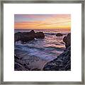 Sunset Cove Framed Print