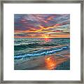 Sunset, Gulf Islands Nat'l Seashore Framed Print