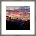 Sunset In Estes Park Framed Print