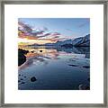 Sunset In Lofoten 1 Framed Print