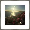 Sunset In Malibu Framed Print